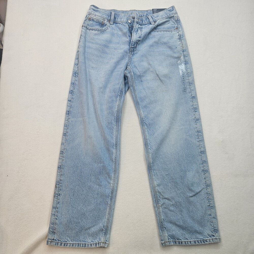 American Eagle AE Ex-Boyfriend Jeans Women's 4 Short 27W Low-Rise New with tags